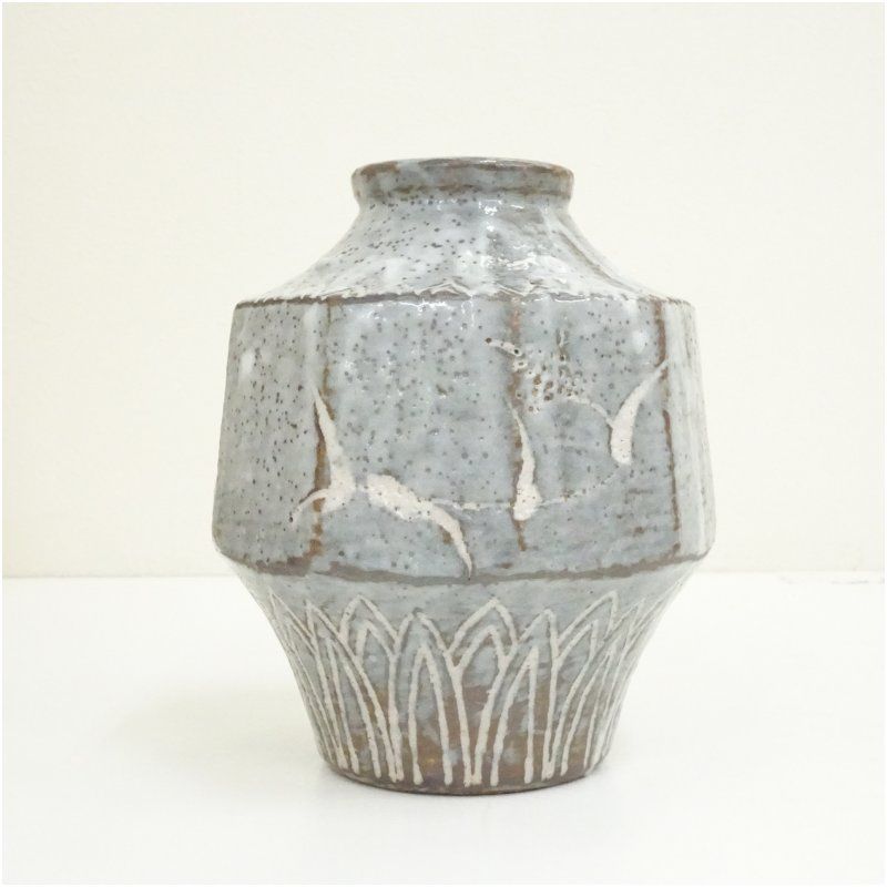 京焼 加陽庵 中村東洸作 乾山意雪笹 小鉢 五客 共箱 D R6723 京焼 加陽