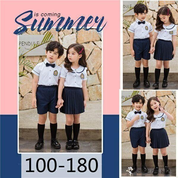 キッズ制服 子供制服 学生服 プリーツスカート 制服セット 蝶ネクタイ スクール 春夏 スカート 半袖 フォーマル 入学式 入園祝い ギフト 卒業式 お受験