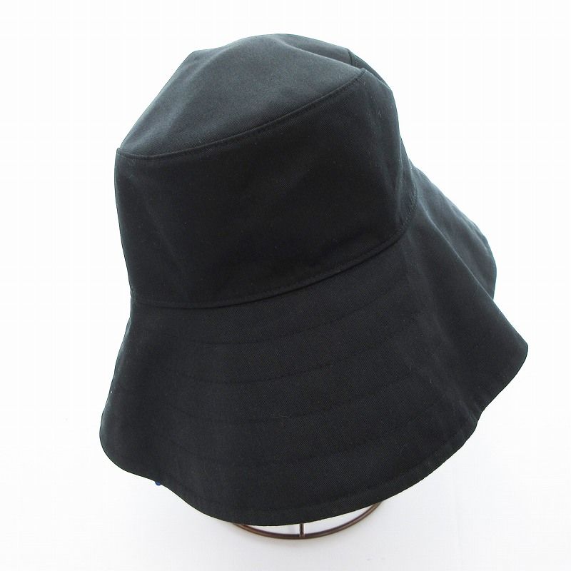 ブルーレーベル つば広バケットハット リバーシブル❗️ ブルー