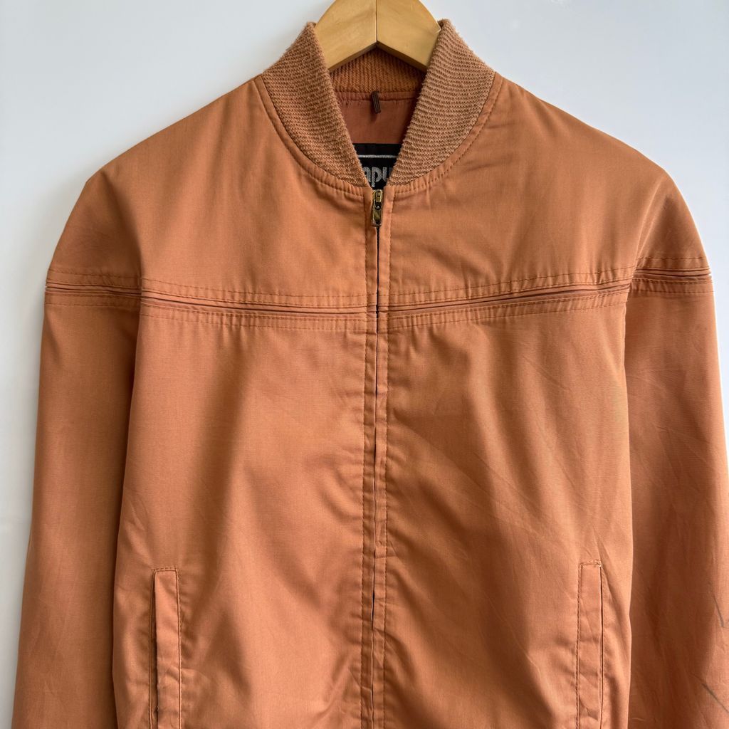 90s ヴィンテージ 無地 ダービー カップショルダー jk ブルゾン usa 70's Sears Cup Shoulder Jacket L / シアーズ カップショルダー