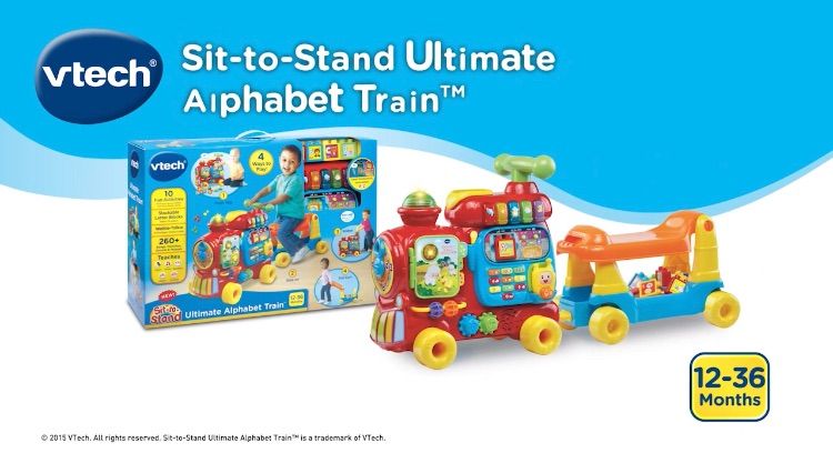 VTech Sit-to-Stand Ultimate Alphabet Train 並行輸入品 - 知育玩具