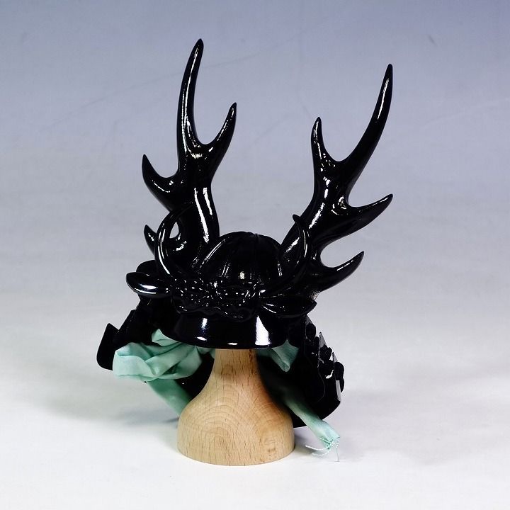 加藤一冑作 ミニチュア 兜 本田忠勝 鹿角の兜