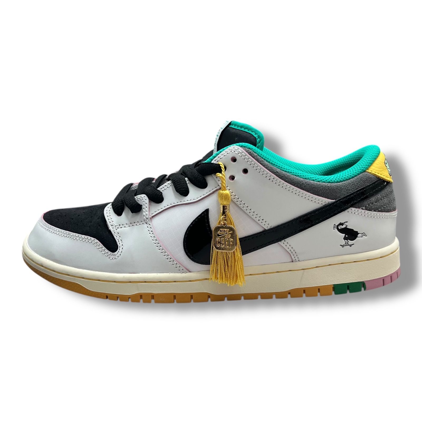 国内正規 未使用品 CSEF Nike SB Dunk Low Pro QS White and Black 