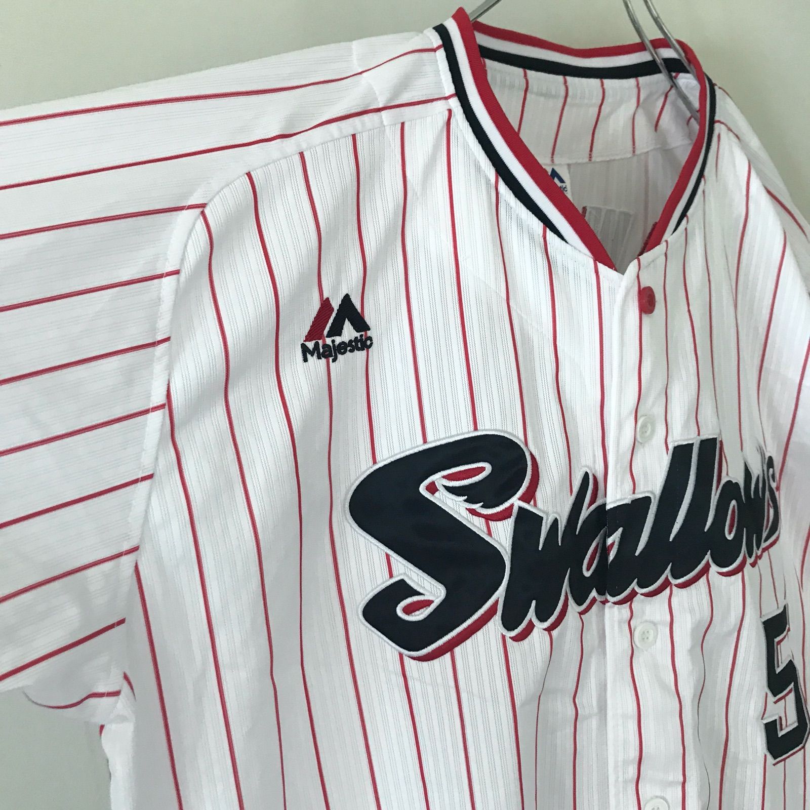 【希少/美品】川端慎吾 ヤクルトスワローズ 2016CREWユニフォーム XL 希少/美品】川端慎吾 ヤクルトスワローズ 2016CREWユニフォーム