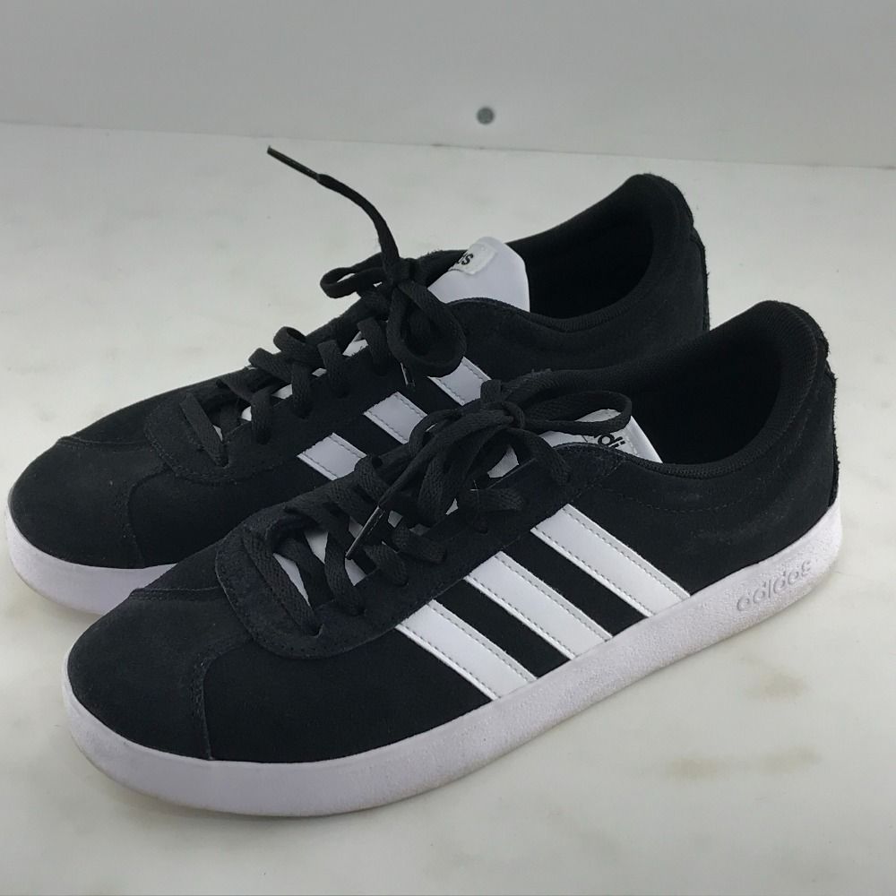 02w06634 アディダス adidas   VL COURT 2.0 VLコート 2.0  ブラック  27.0cm インドネシア製 メンズ  スニーカー  DA9853  【中古品】