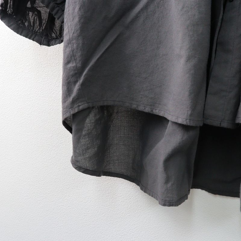 イクナ スズキタカユキ ikkuna suzuki takayuki コットン バンドカラー  