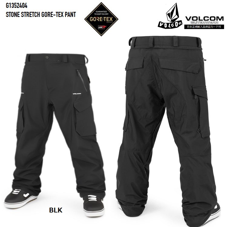 新品未使用】VOLCOM STONE STRETCH GORE-TEX PANT 23－24( BLACK 