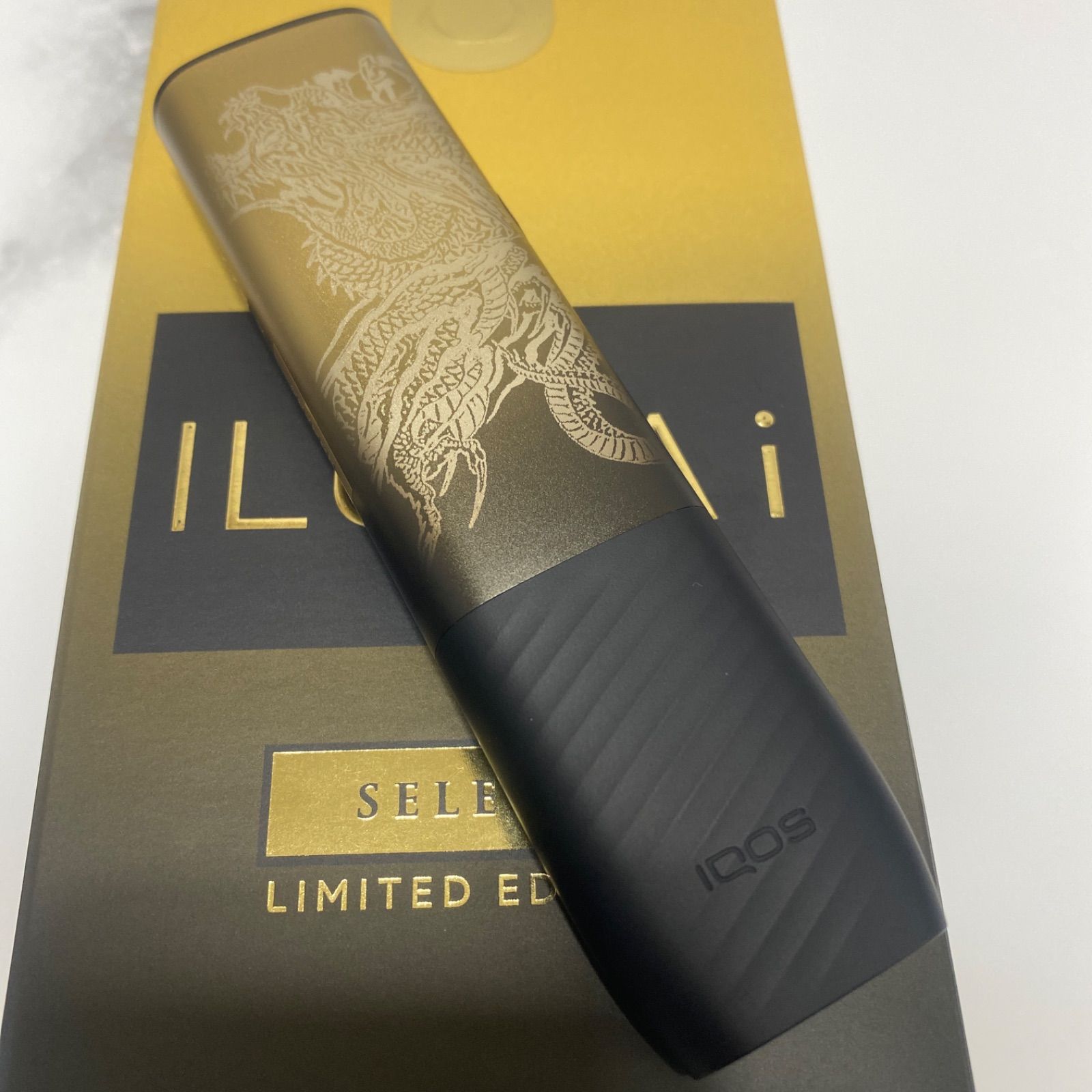 昇り龍 加工 iQOS アイコス イルマiワン セレッティ SELETTI 金黒 昇り龍 加工 iQOS ILUMA i ONE アイコス イルマ i ワン セレッティ