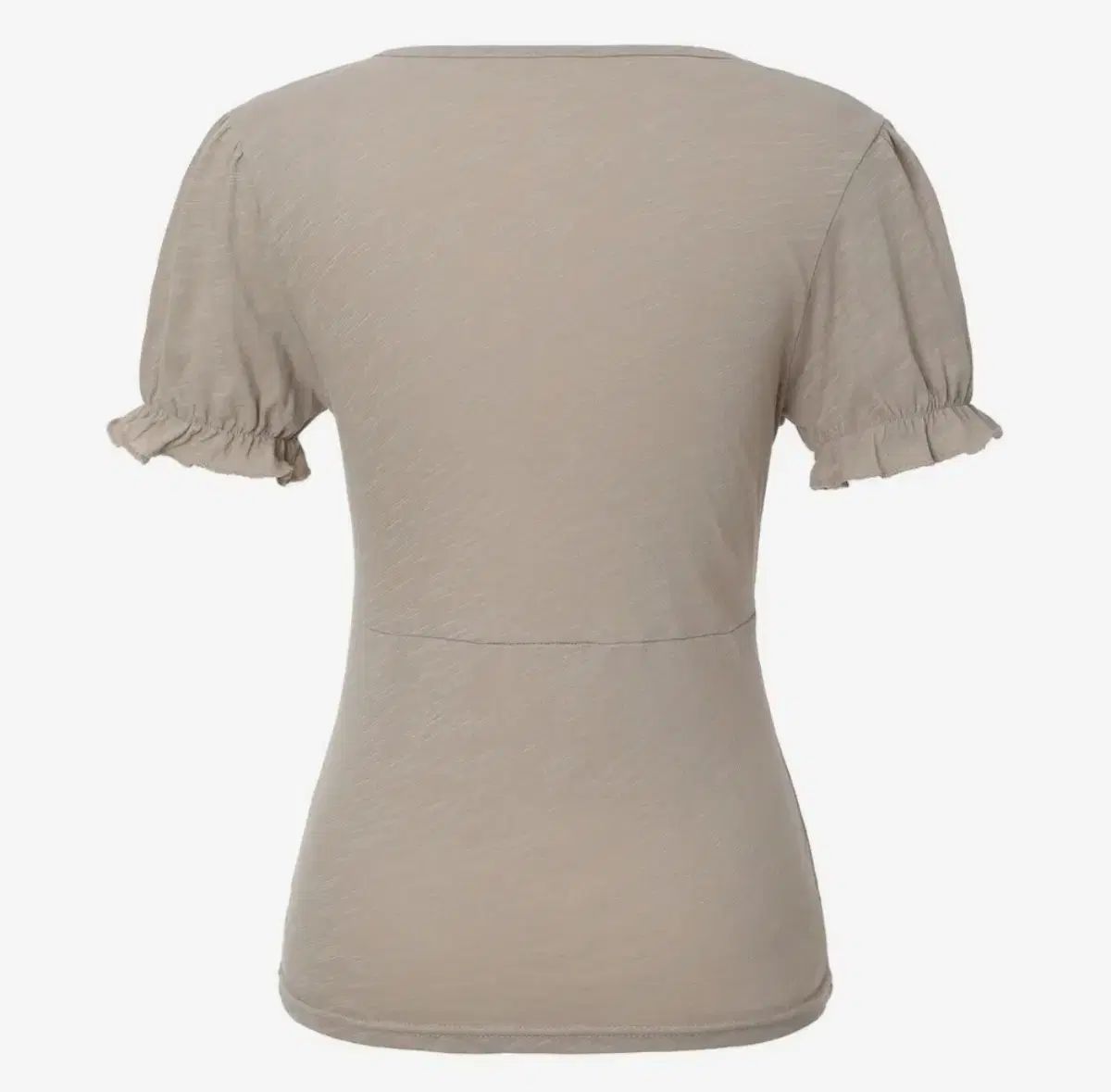 KHAKIPOINT Puff Slub T ー shirt ( beige ) - メルカリ