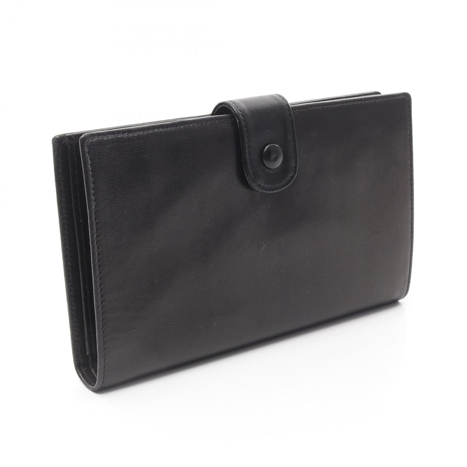 シャネル CHANEL 二つ折り長財布 ココマーク A01429 ブラック 