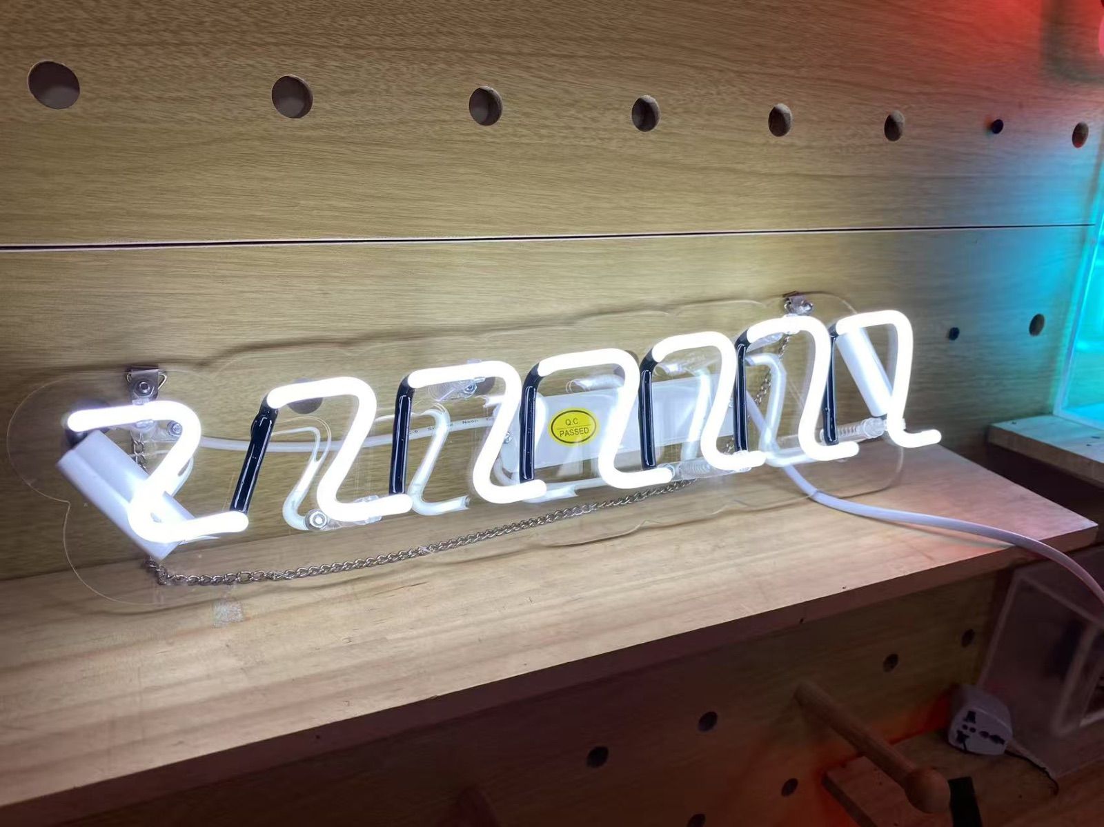 ネオンライト 睡眠モチーフ