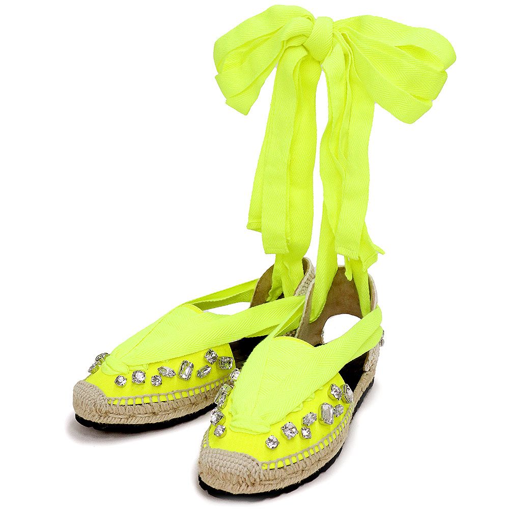 LOEWE Paula s Ibiza イエロー レザー サンダル 0400022806648_GOLD?wid=600&hei