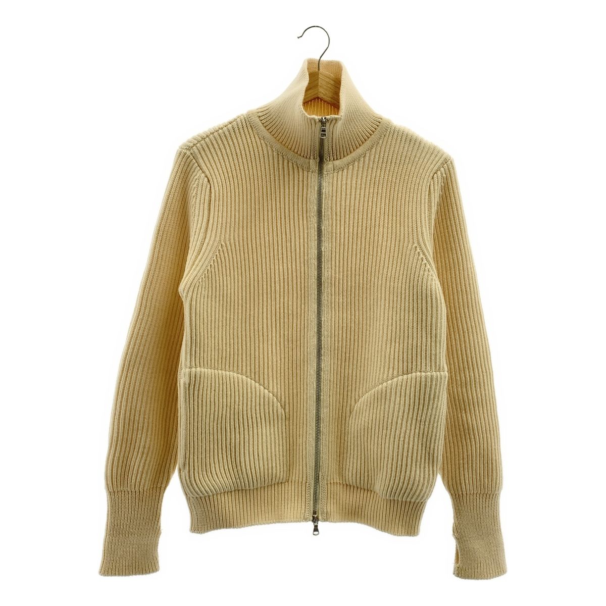 ANDERSEN-ANDERSEN アンデルセンアンデルセン ウール ドライバーズ ニット XS アイボリー メンズ