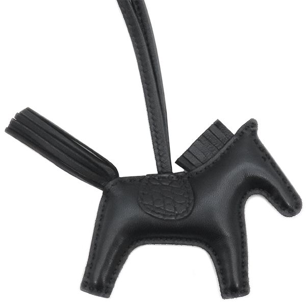 極美品◻️HERMESロデオアリゲーターPMソーブラック◻️エルメス