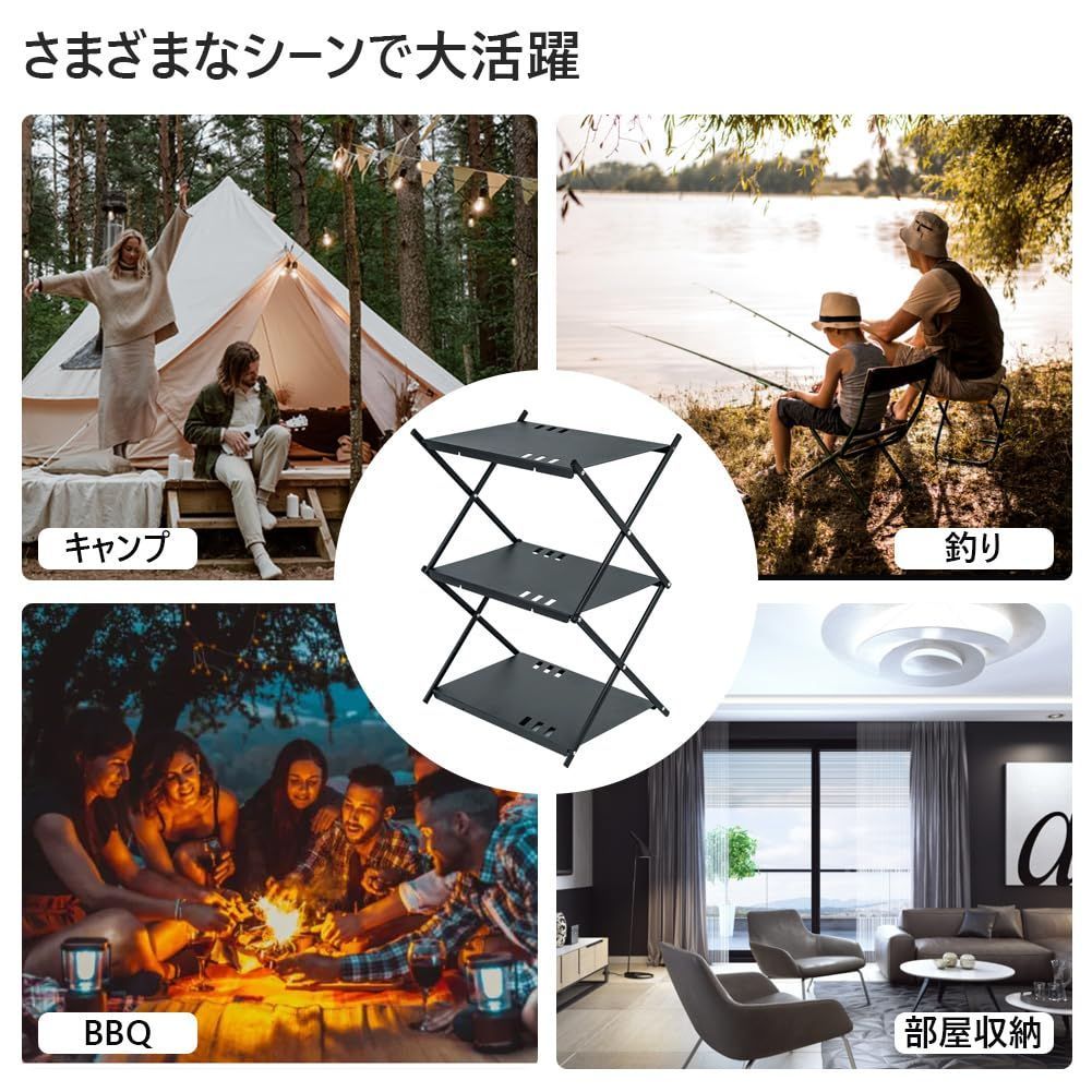 折りたたみ式木製ラックテーブル 2WAY仕様 Woodi Folding Rack / 2way 】ウッディフォールディングラック