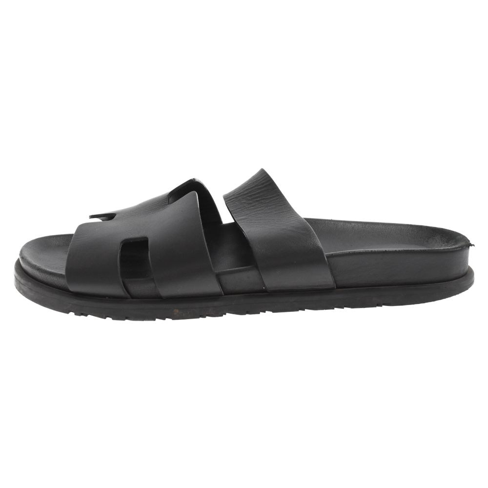 HERMES (エルメス) Ankara アンカラ フラット サンダル ブラック