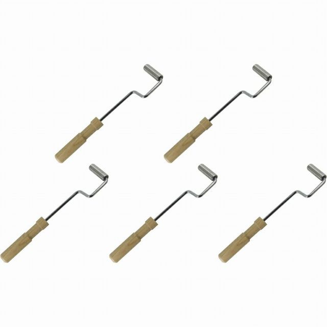 大塚刷毛製造 アルミローラー 脱泡用 径16φ 幅2インチ 5個セット