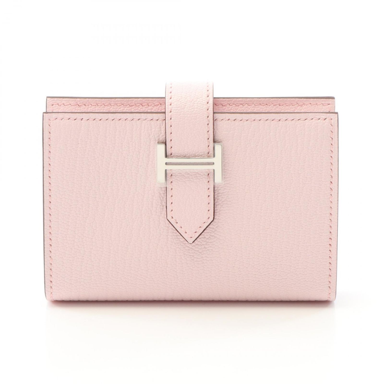エルメス HERMES カードケース ベアンミニ モーヴペール ゴートスキン 山羊革 ベアンミニ モーヴペール レディース