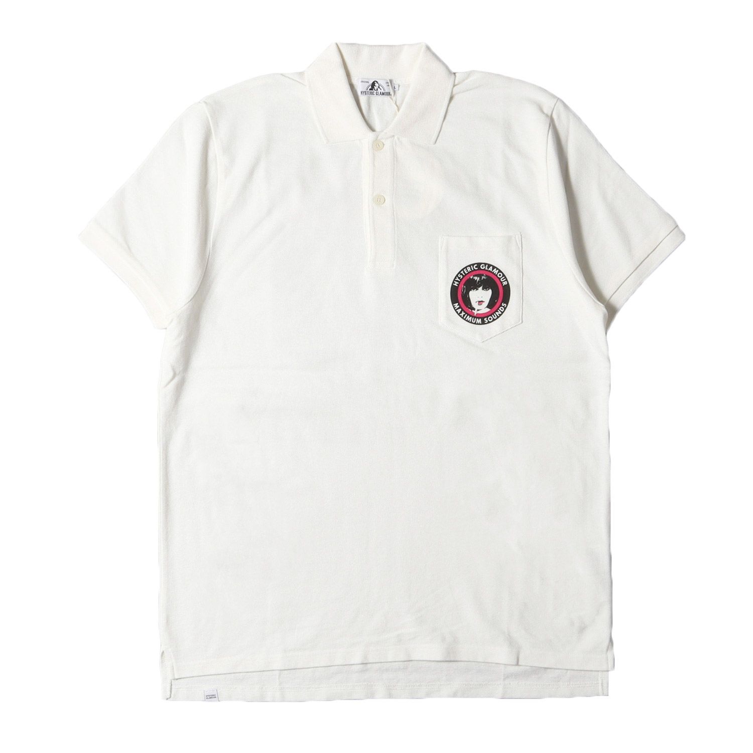 【未使用❗️】HYSTERIC GLAMOUR ホワイトポロシャツ L 楽天市場】HYSTERIC GLAMOUR（ポロシャツ｜トップス）：メンズ