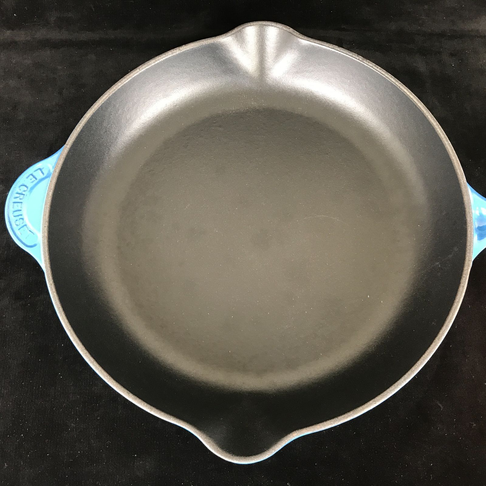 1206【未使用品】LE CREUSET ル・クルーゼ スキレット 30cm ブルー 鍋 調理器具