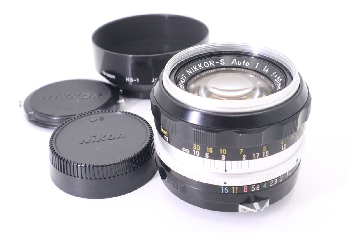 Nikon Nikkor-S Auto 50mm F1.4 ニコン MFレンズ ブラック f10495
