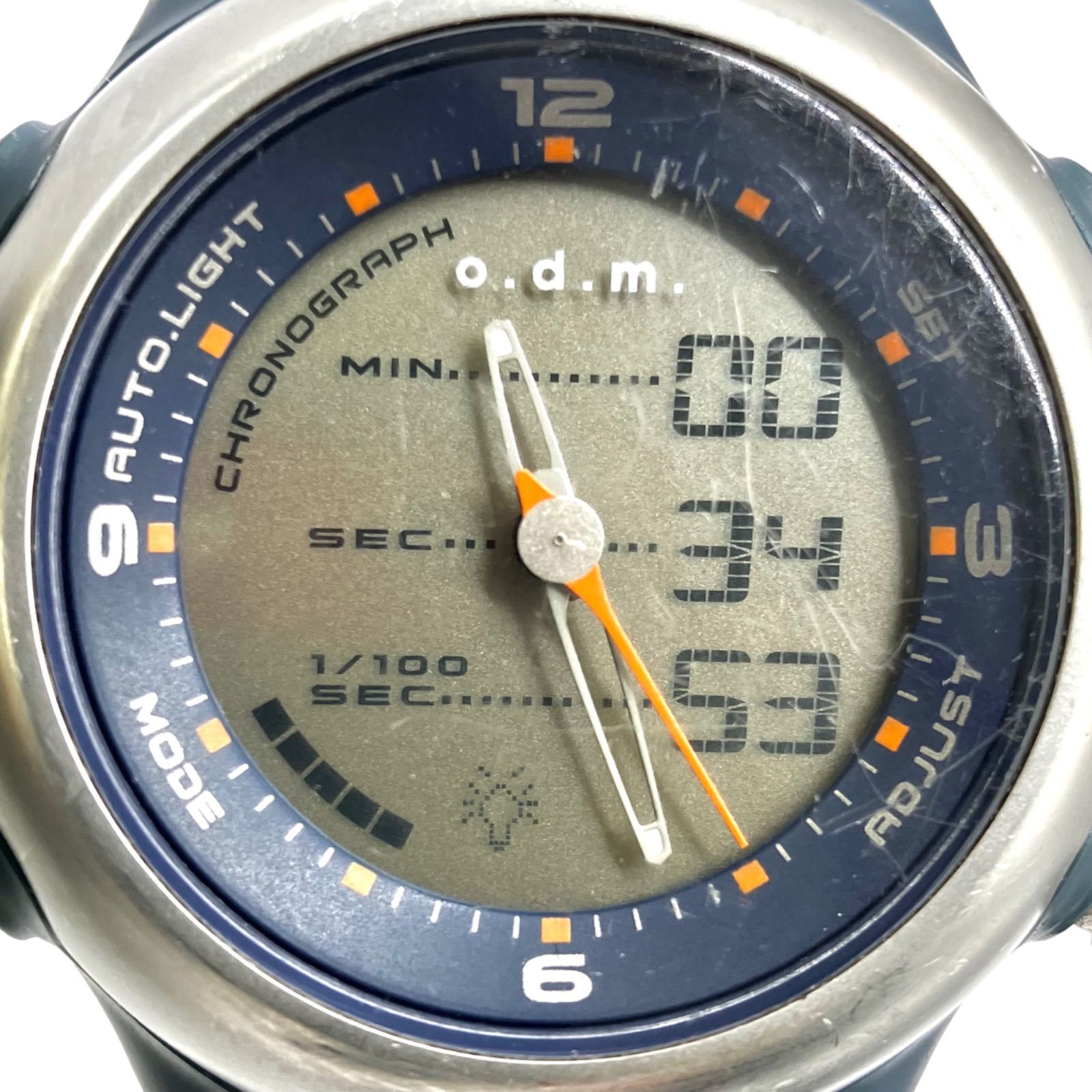 【希少品⭐️odm オーディーエム】 デジアナウォッチ　 o.d.m. design watch     640604