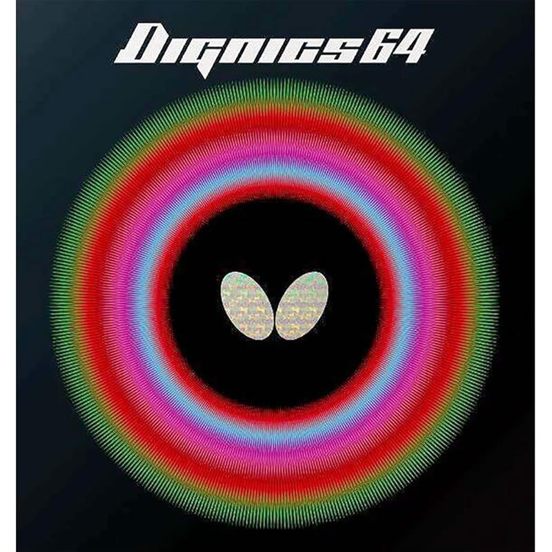 バタフライ(Butterfly) 卓球 ラバー ディグニクス 64 裏ソフト ハイテンション レッド 厚 1