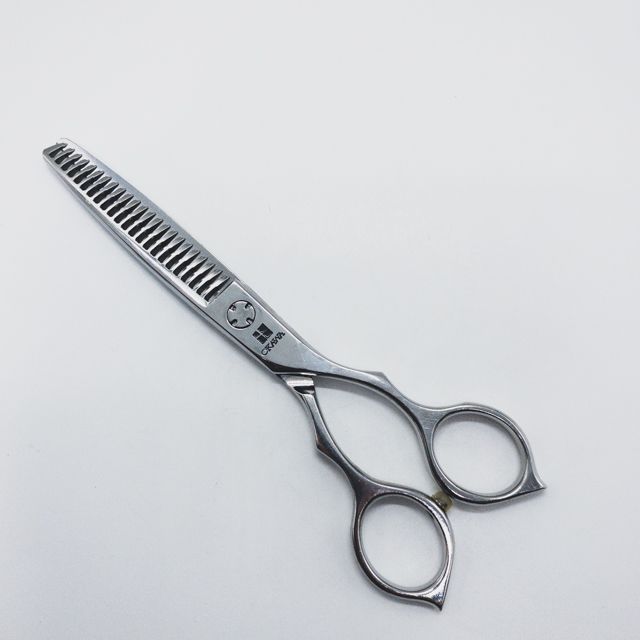 オオカワプロシザーズ オオカワプロシザーOKAWA PRO SCISSORS】233 メガネ シザー セニング 美容ハサミ すきばさみ 美容師 理容師  約20～25% 右利き 6インチ 中古 sc1267 - メルカリ