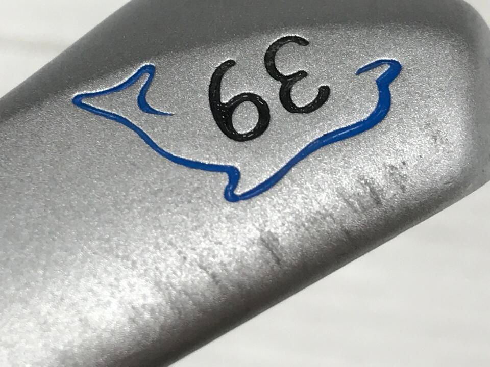 【即納】Dolphin Running Wedge DRW-119 | 39 | オリジナルスチール (ジャンボグリップ) | 中古 | ウェッジ | キャスコ