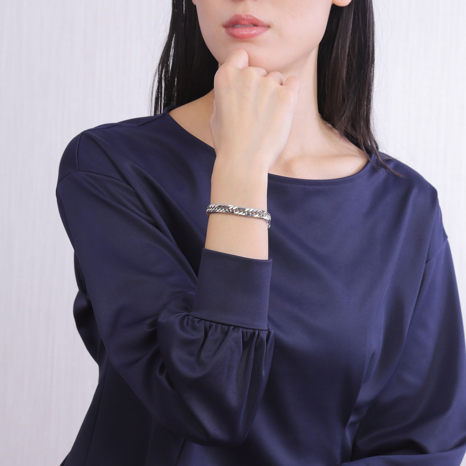 プラチナ 喜平ブレスレット 8面トリプル 50g 20cm メンズ レディース