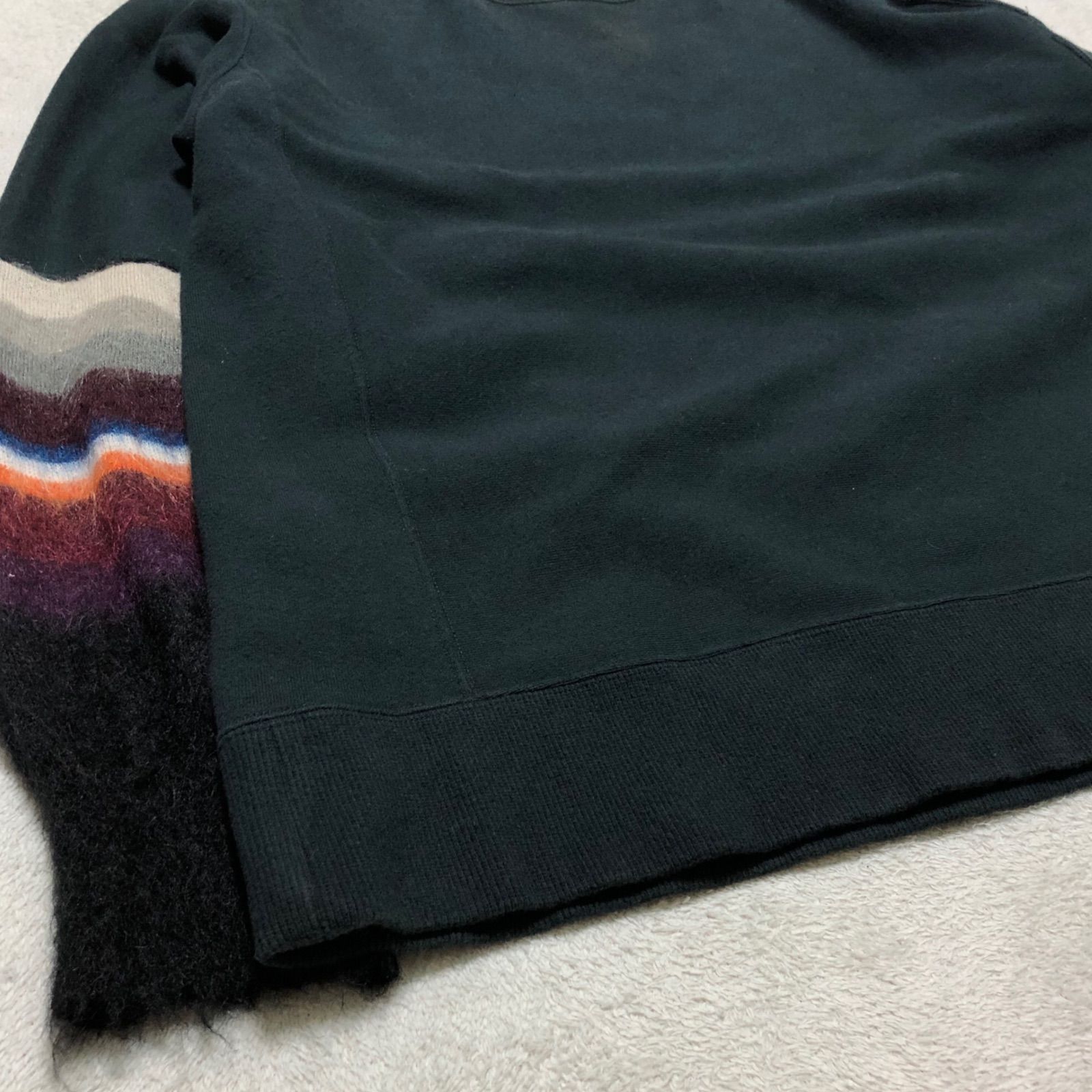FACETASM(ファセッタズム) フェイクファー切替ニット MORK-KN-M04 