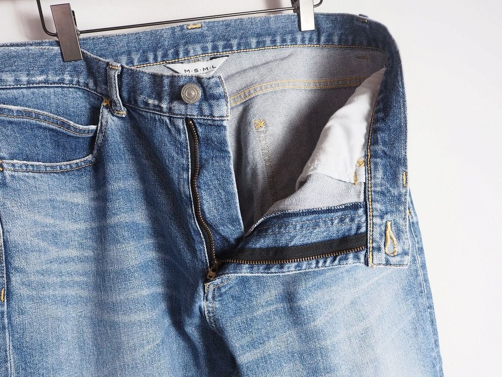 MSML エムエスエムエル SARROUEL SKINNY DENIM PANTS サルエル