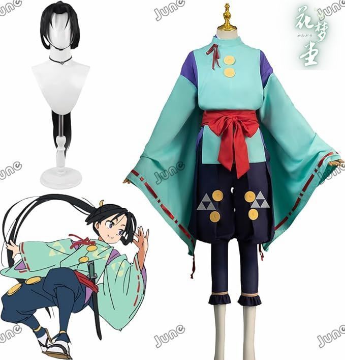 忘年会 誕生日 クリスマス ハロウィン 学園祭 文化祭 Cosplay 変装 仮装 変身 ウィッグ付き 仮装 変装 コスプレ衣装 逃げ上手の若君