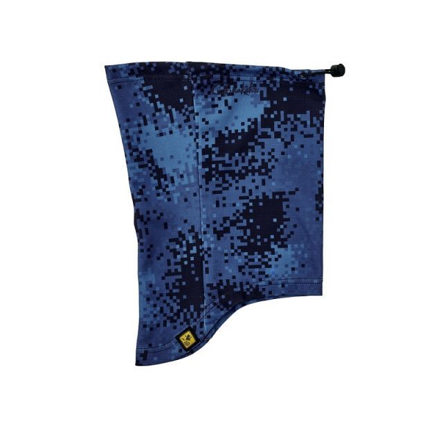 がまかつ GM3708 NO FLY ZONE クールフェイスカバー F ネイビーカモフラージュ | 釣具 釣り フィッシング