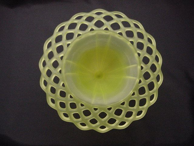 ウランガラス 1920年代後半 アメリカ Tiffin社 カナリア色