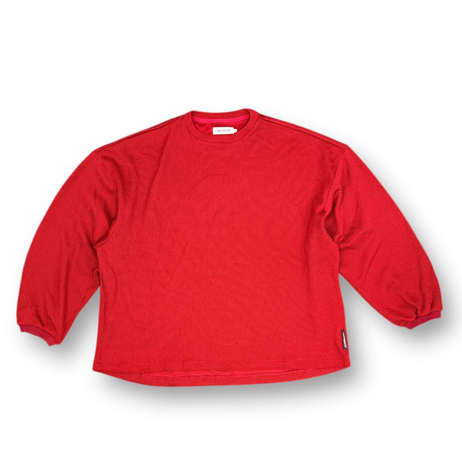 TIGHTBOOTH タイトブース : クルーネック ワッフルニット