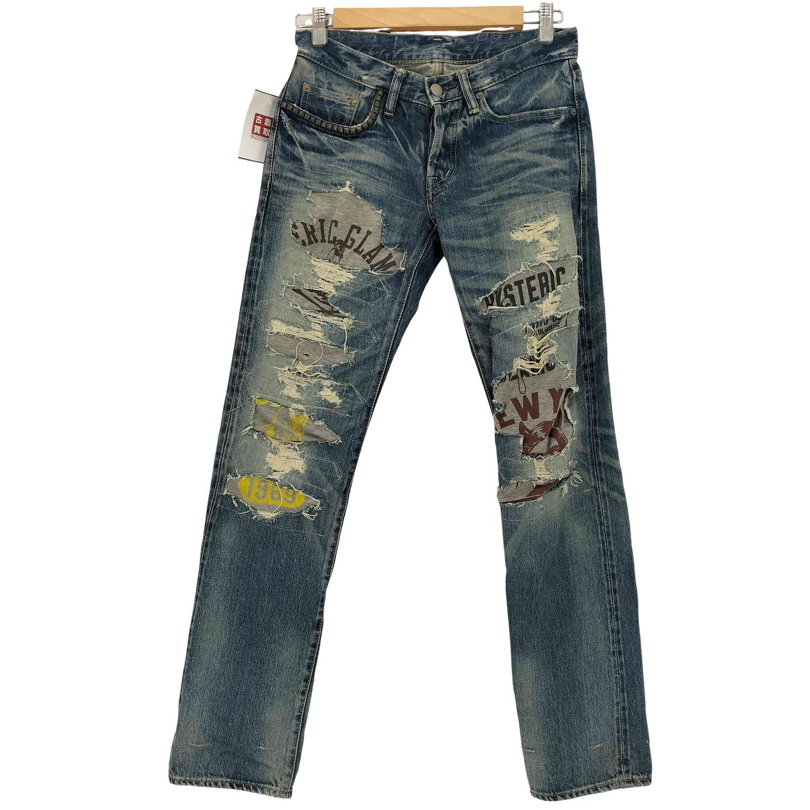 HYSTERIC GLOMOUR スタッズ スキニー パンツ 古着 y2k Hysterics ⁄ 00s