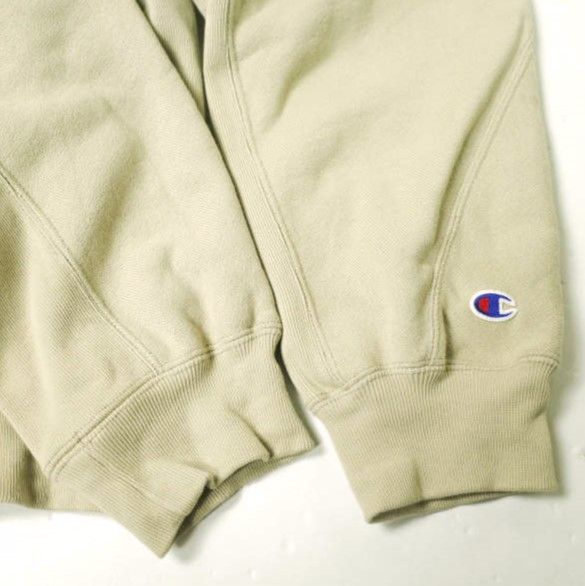 N.HOOLYWOOD x Champion エヌハリウッド ミスターハリウッド チャンピオン 24SS 別注 NEW WEAVE HOODED  SWEATSHIRT リバースウィーブ スウェットプルオーバーパーカー C8-Z109 XL BEIGE 裏起毛 - メルカリ