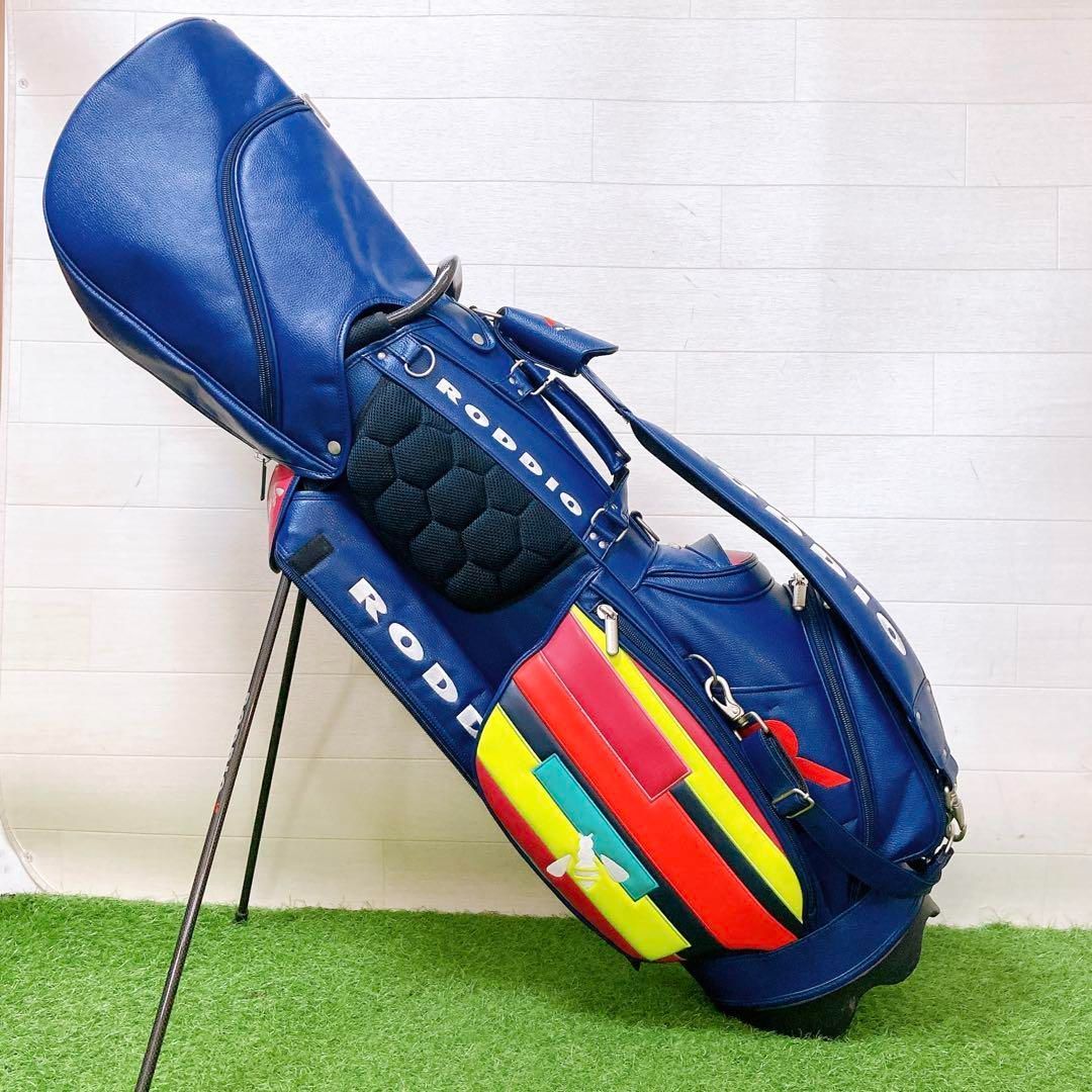 1.ロッディオ　ゴルフクラブケース　キャディーバッグ　スタンド式　希少　高級 1.ロッディオ ゴルフクラブケース キャディーバッグ スタンド式