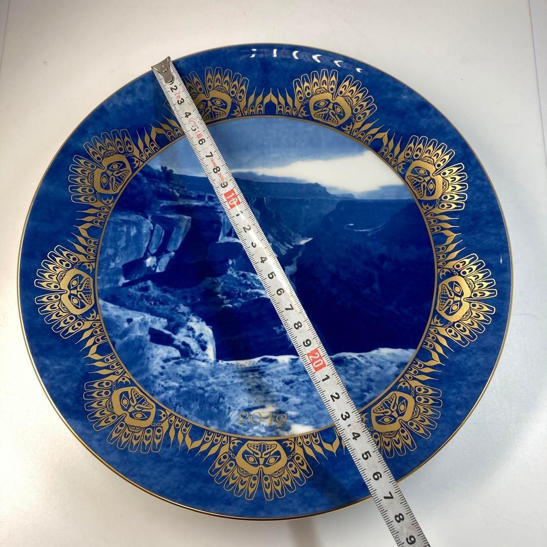 ☆洋3  マイセン2019年　イヤープレート「グランドキャニオン」共箱　27㎝ ☆洋3 マイセン2019年 イヤープレート「グランドキャニオン」共