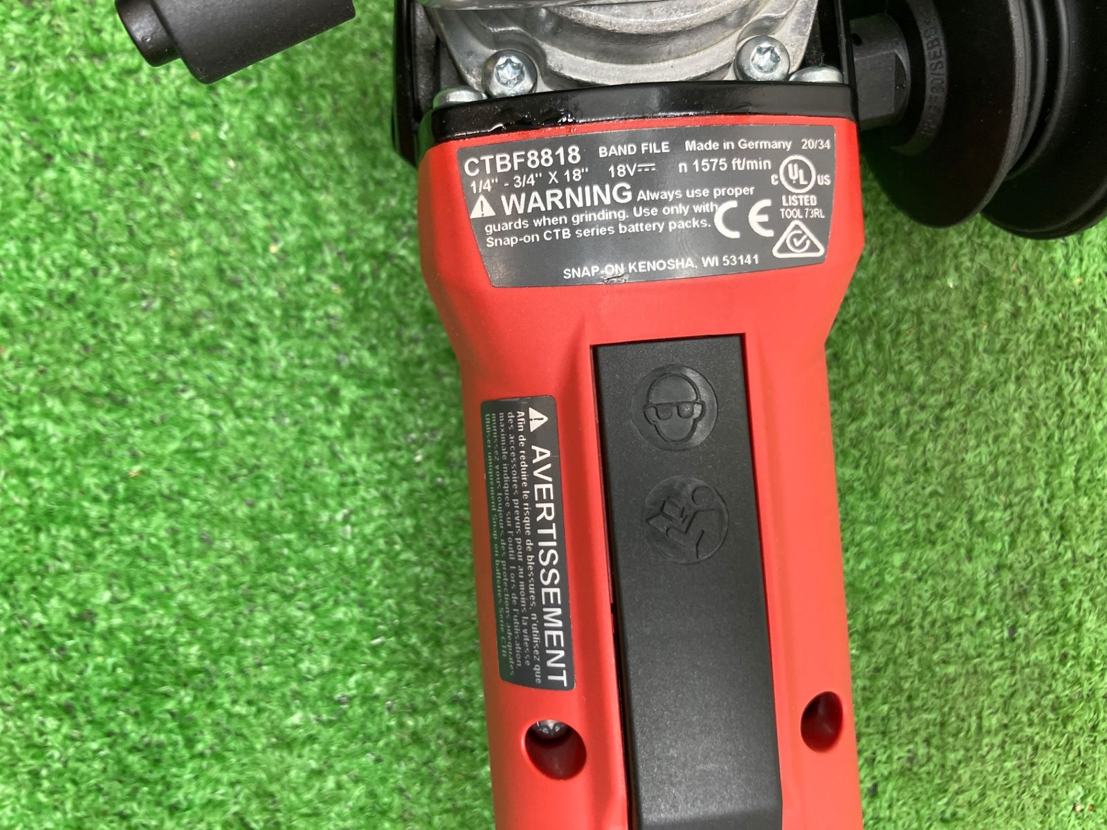 中古極美品】18V モンスターリチウム コードレス ベルトサンダー CTBF8818DB バッテリー付き！☆アクトツール富山店☆Y - メルカリ