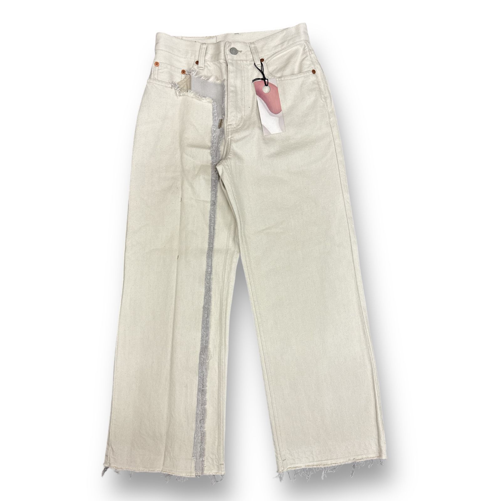 定価37400円 kotohayokozawa 24SS Slit Leg Denim Pants スリットレッグ デニムパンツ ジーンズ コトハヨコザワ KT24S-PT03 グレー
