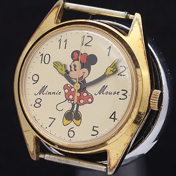 分福たぬき堂腕時計【昭和レトロ・希少ビンテージ】手巻き セイコー 日本製 ミニーマウス 腕時計