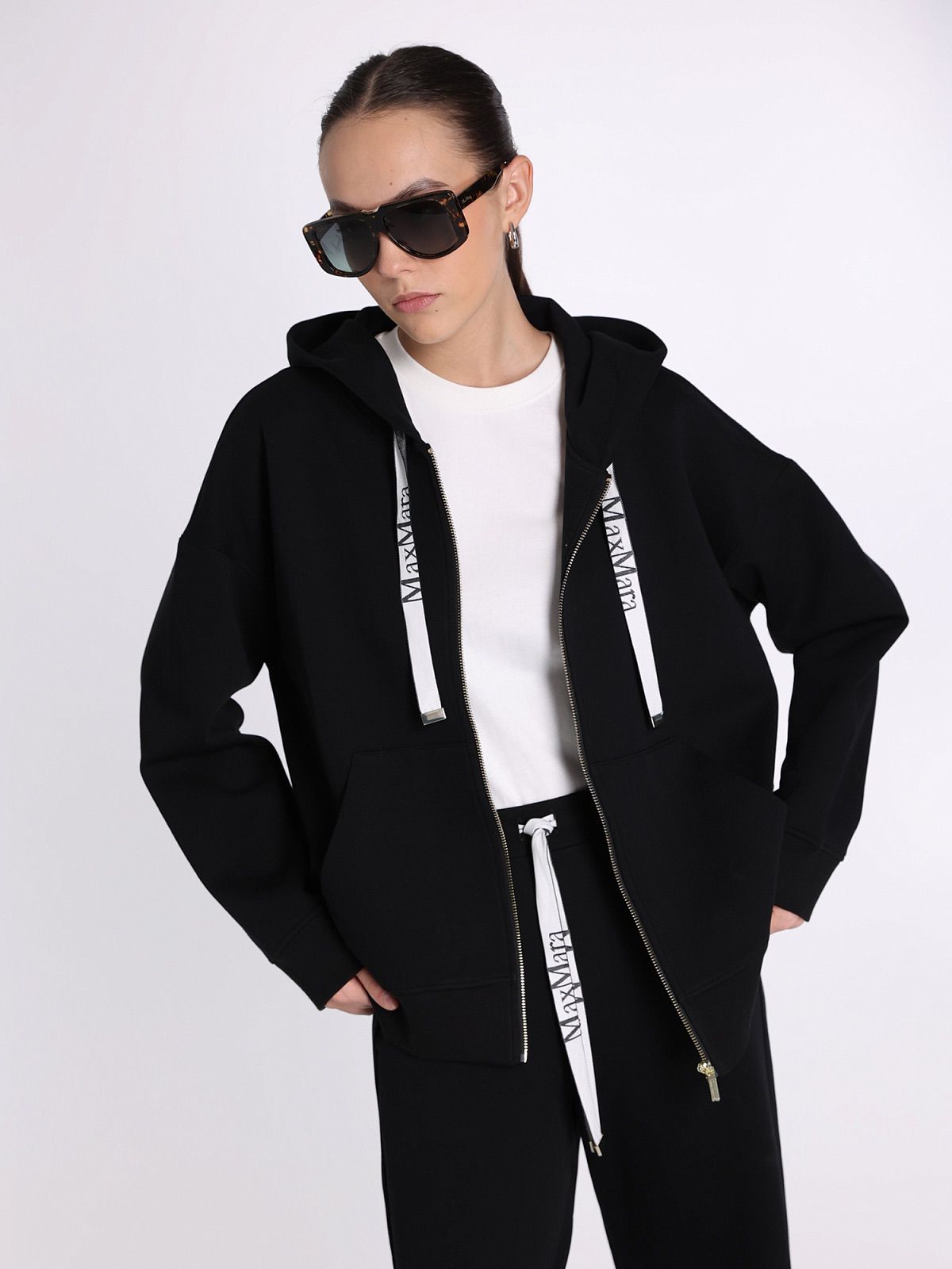 S Max Mara JOUR コットンジャージー スウェットシャツ Mサイズ S Max