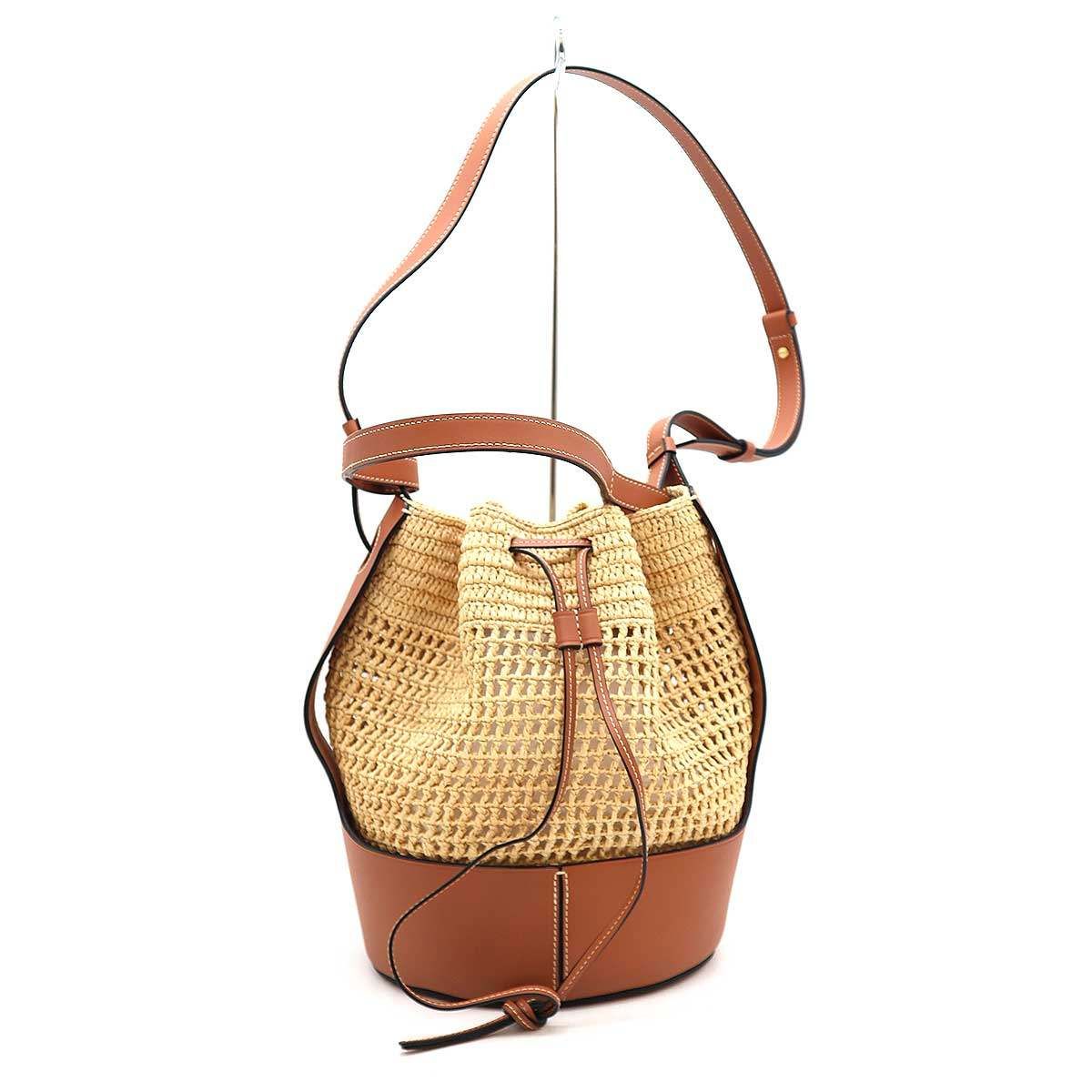 LOEWE ロエベ 2WAYラフィア　バルーンバッグ ミディアム LOEWE ロエベ 2WAYラフィアバルーンバッグ ミディアム