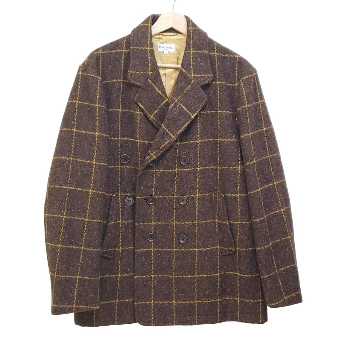 ポールスミス Pコート ポールスミスブラックpaulsmithピーコート