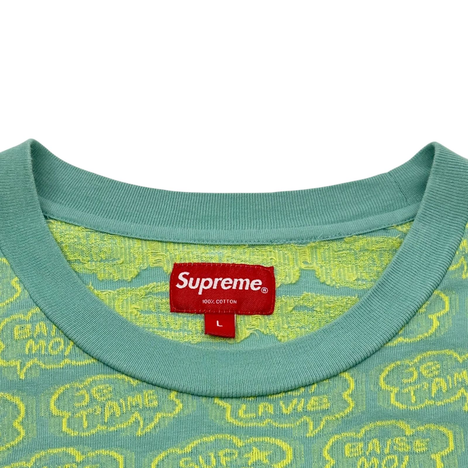 SUPREME(シュプリーム) 22SS Word Bubble Jacquard S/S Top ジャガード 