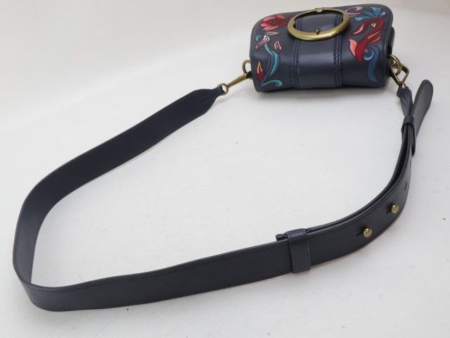 ラルフローレン RALPH LAUREN ☆$195 クロコ型押しレザー 2WAY