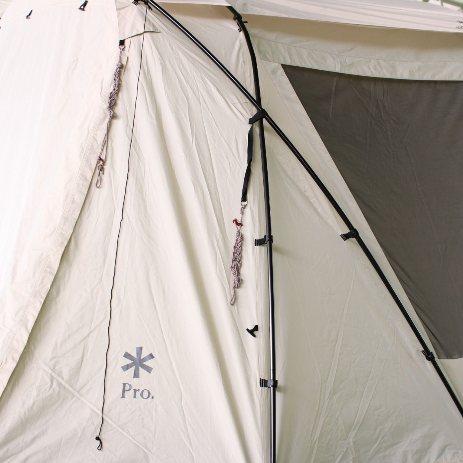 【雪峰祭限定】スノーピーク　ランドロックプロ　アイボリー　黒フレーム　フルセット まさかの!?スノーピークの雪峰祭2020秋限定のランドロックProが