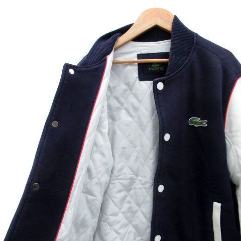 ラコステ LACOSTE スタジャン ブルゾン ジャケット 中綿 ロゴ